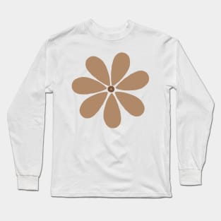 Minimalist Abstract Cute Minimal Flower Cute Minimal  design Long Sleeve T-Shirt